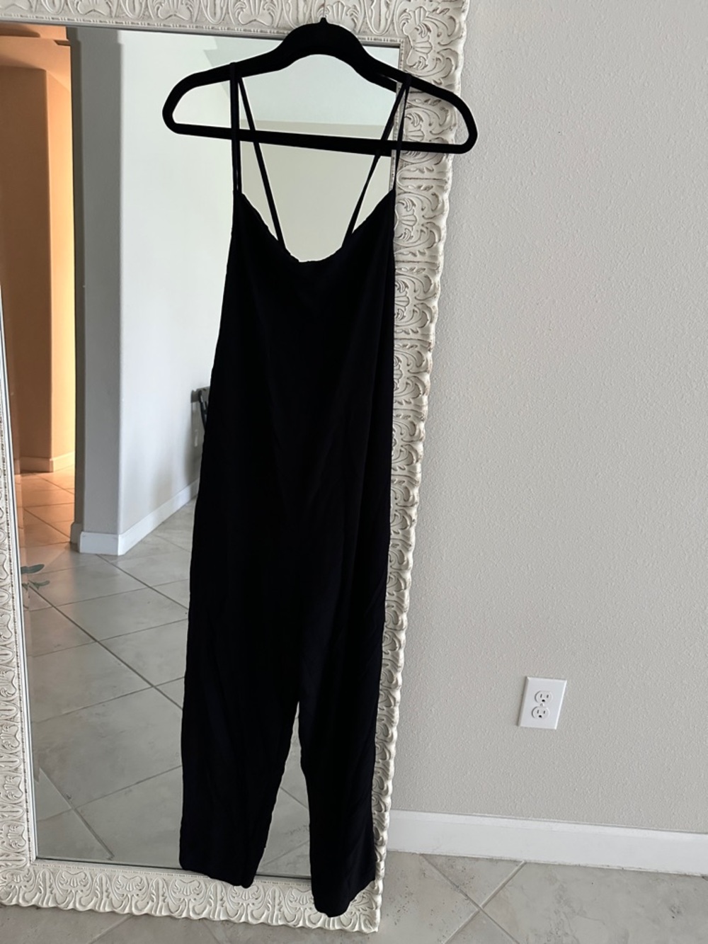 Reformation Black Jumpsuit